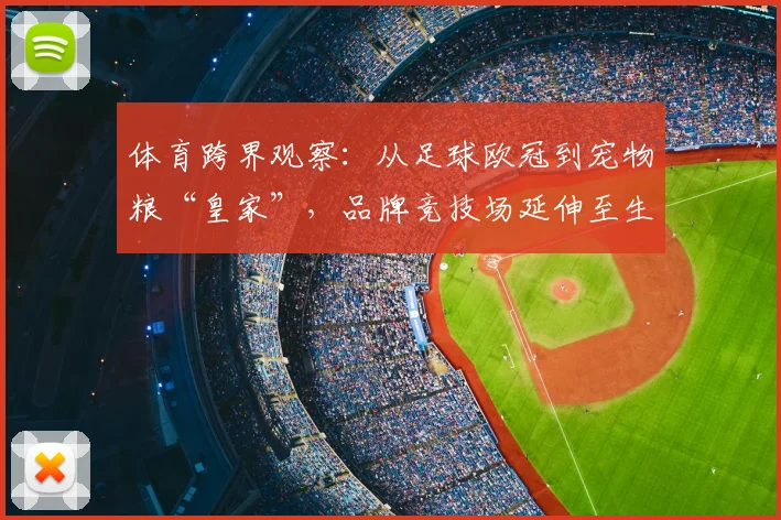 体育跨界观察：从足球欧冠到宠物粮“皇家”，品牌竞技场延伸至生活消费